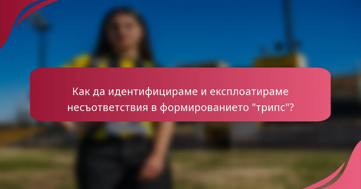 Как да идентифицираме и експлоатираме несъответствия в формированието 